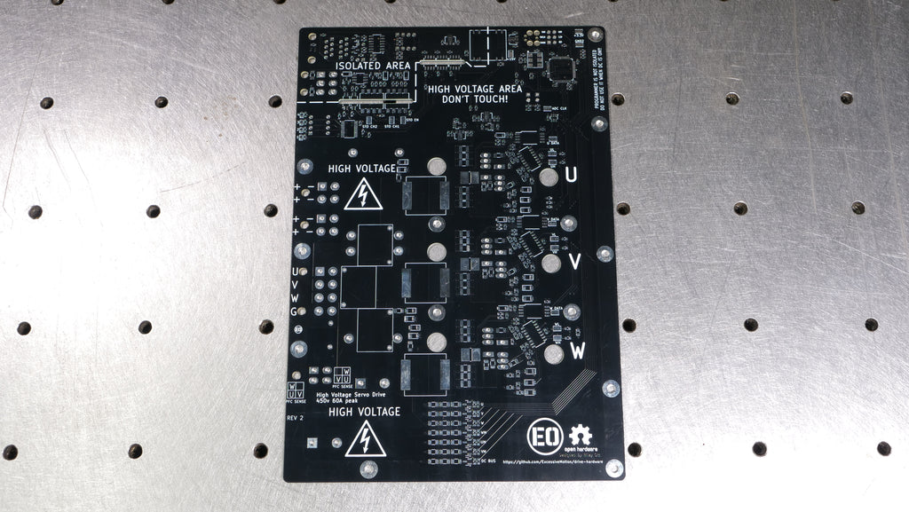 High Voltage Servo Drive PCB v2 rev2 - LEFTOVER