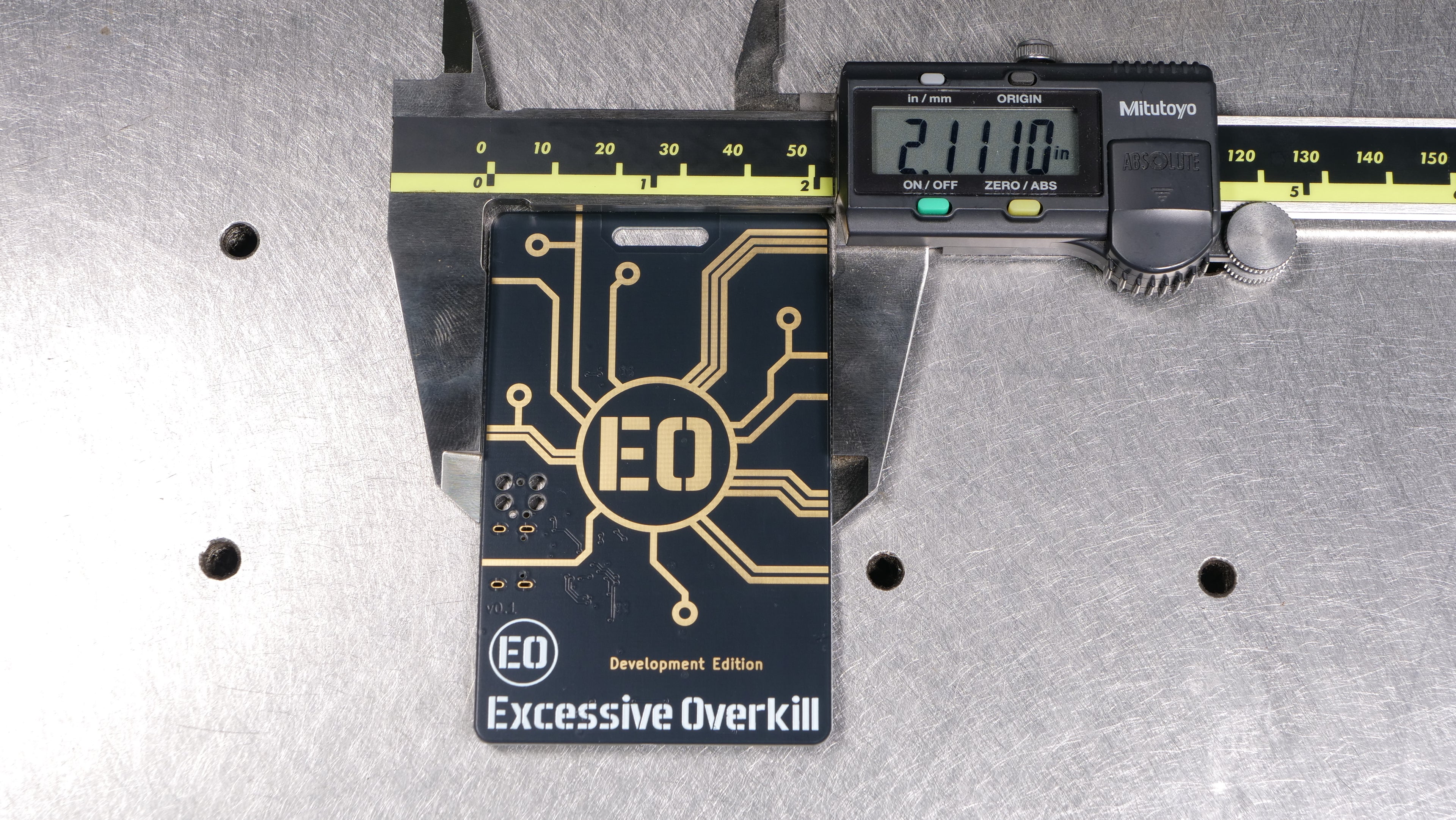 Light-up Shake Persistence-of-Vision PCB Badge - Development Edition PREORDER