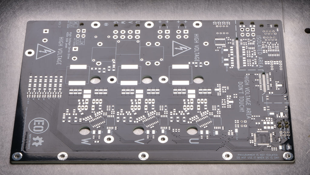 High Voltage Servo Drive PCB v2 rev2 - LEFTOVER