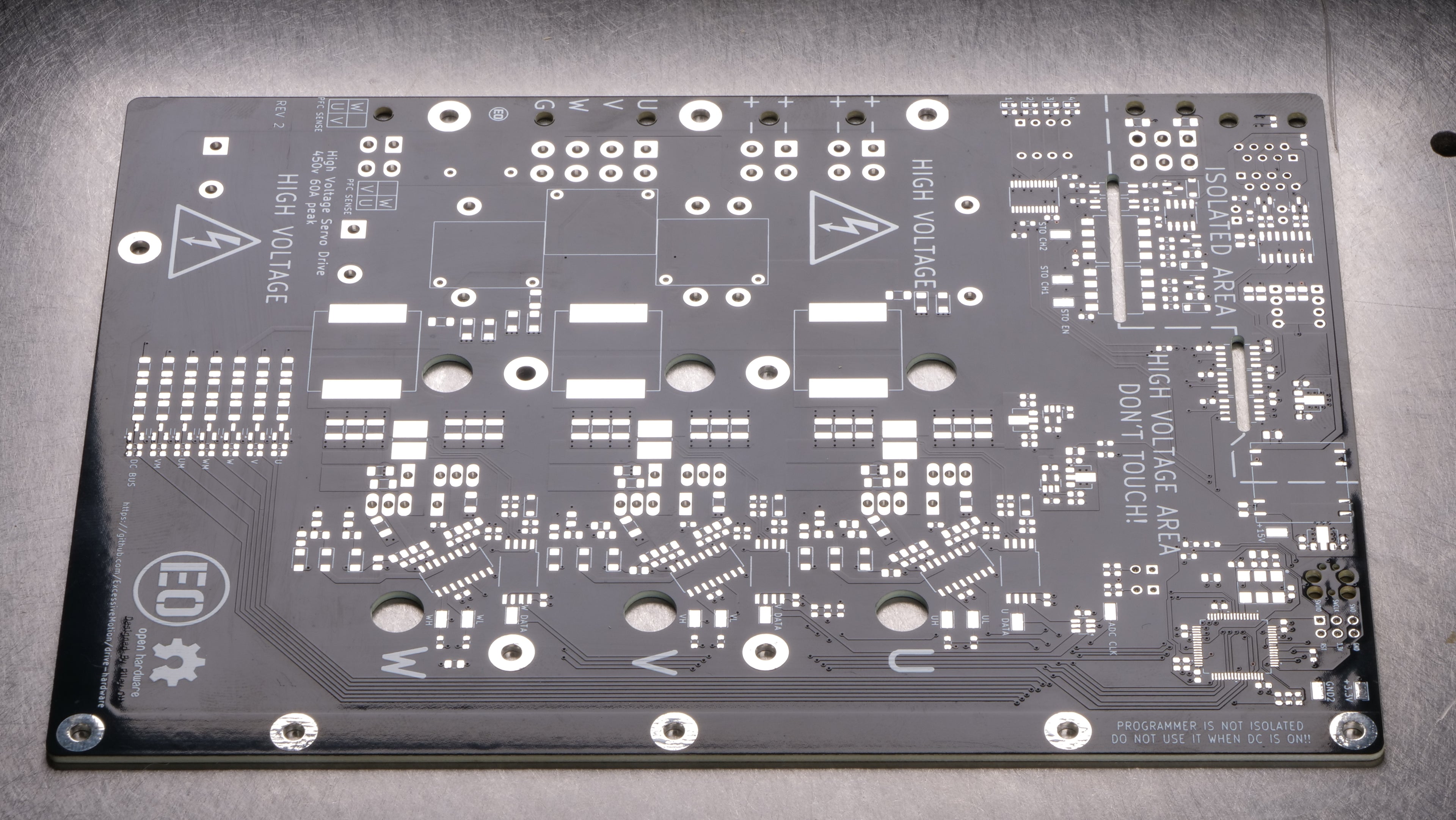 High Voltage Servo Drive PCB v2 rev2 - LEFTOVER