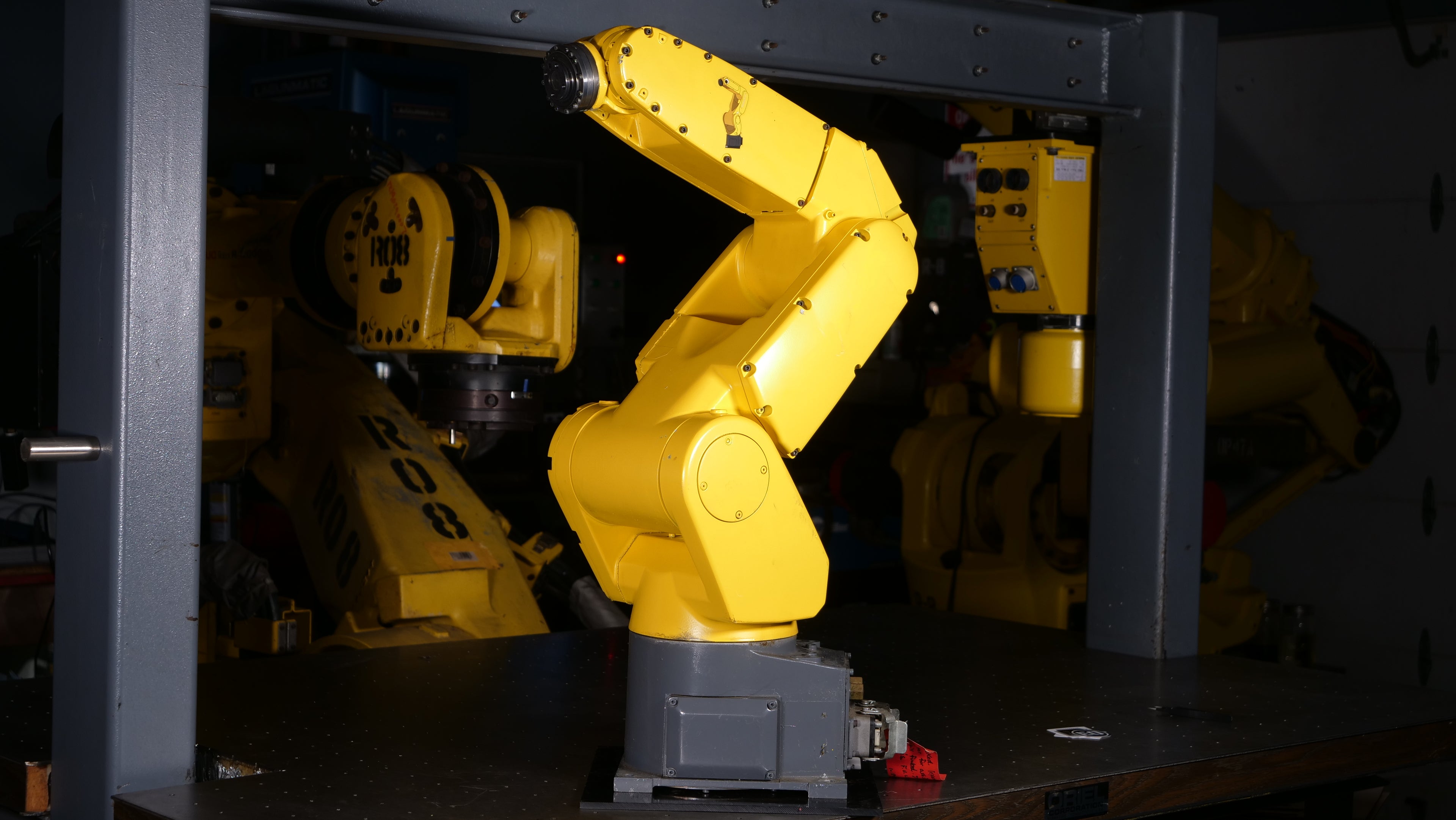 Googly Eye Robot Arm Vinyl Sticker