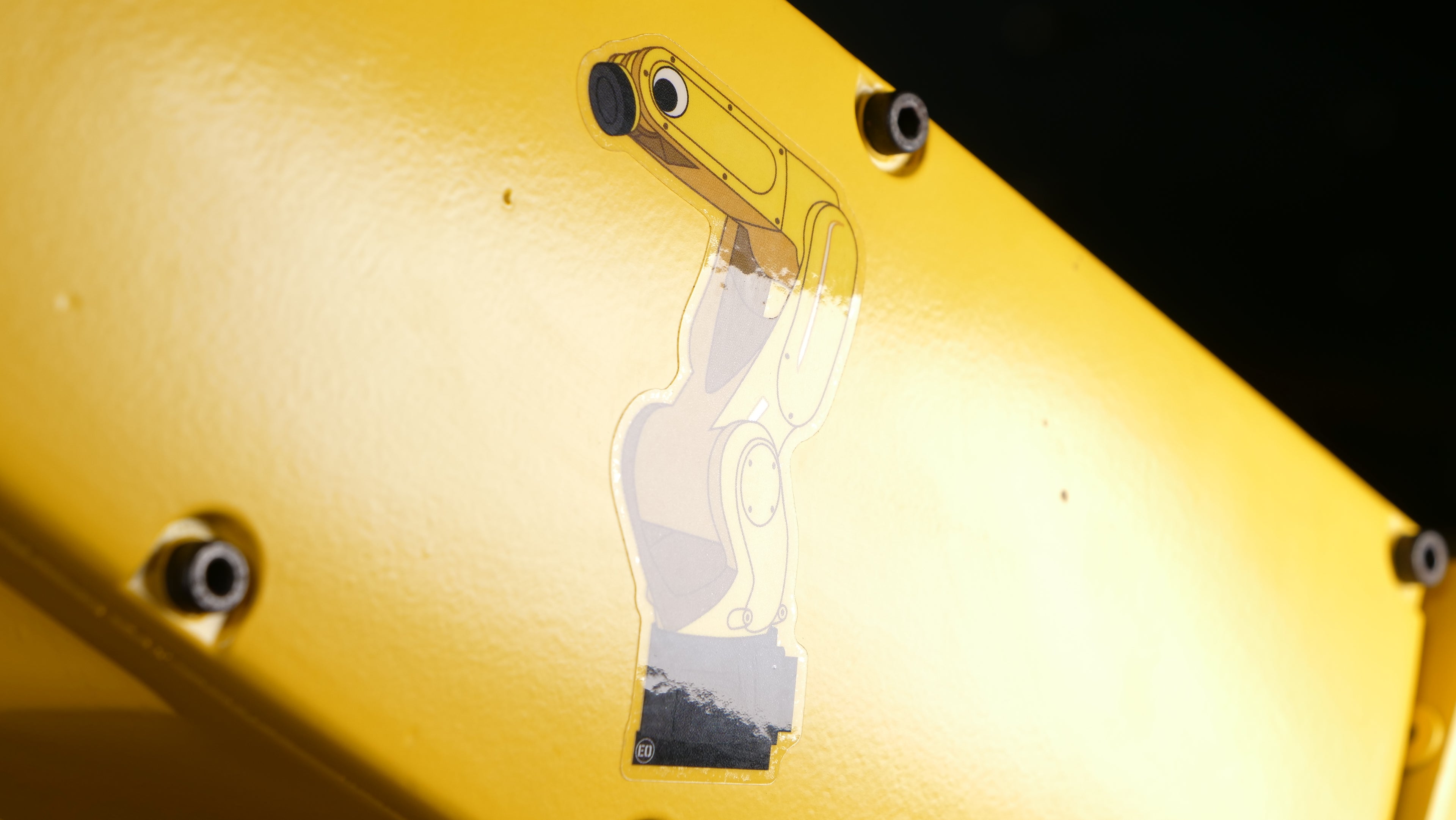 Googly Eye Robot Arm Vinyl Sticker