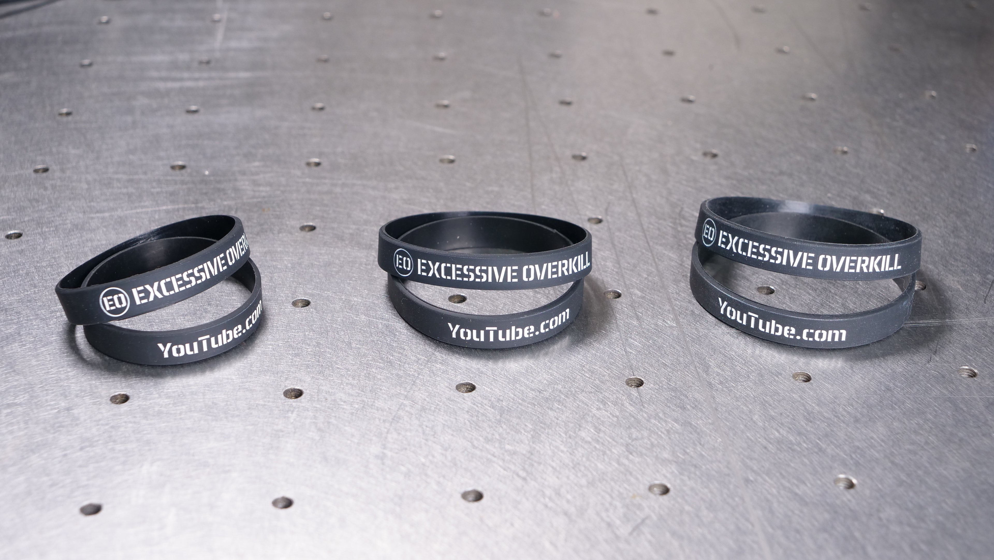 Excessive Overkill Silicone Wristband
