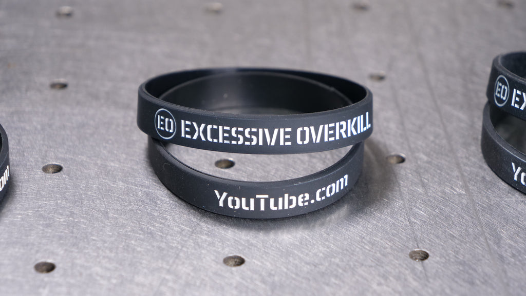 Excessive Overkill Silicone Wristband