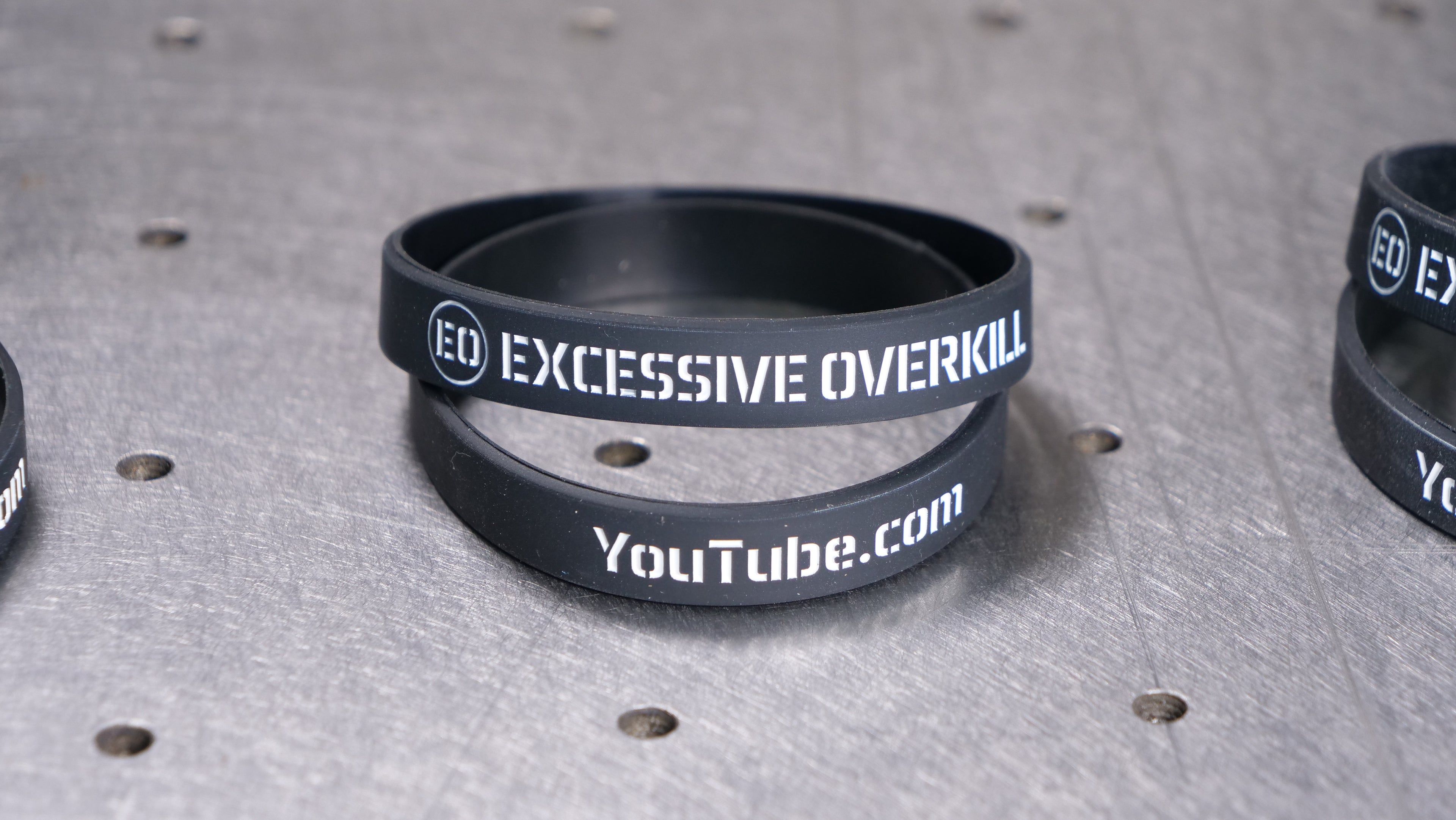 Excessive Overkill Silicone Wristband