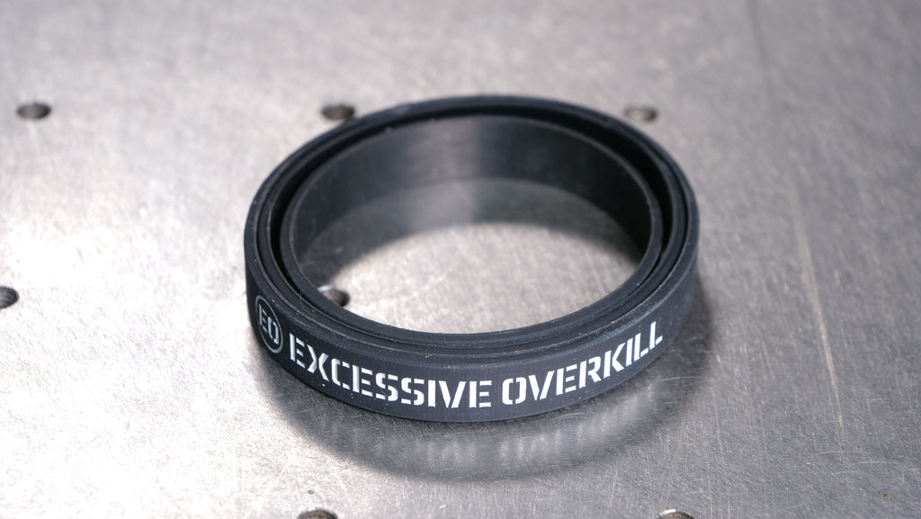 Excessive Overkill Silicone Wristband