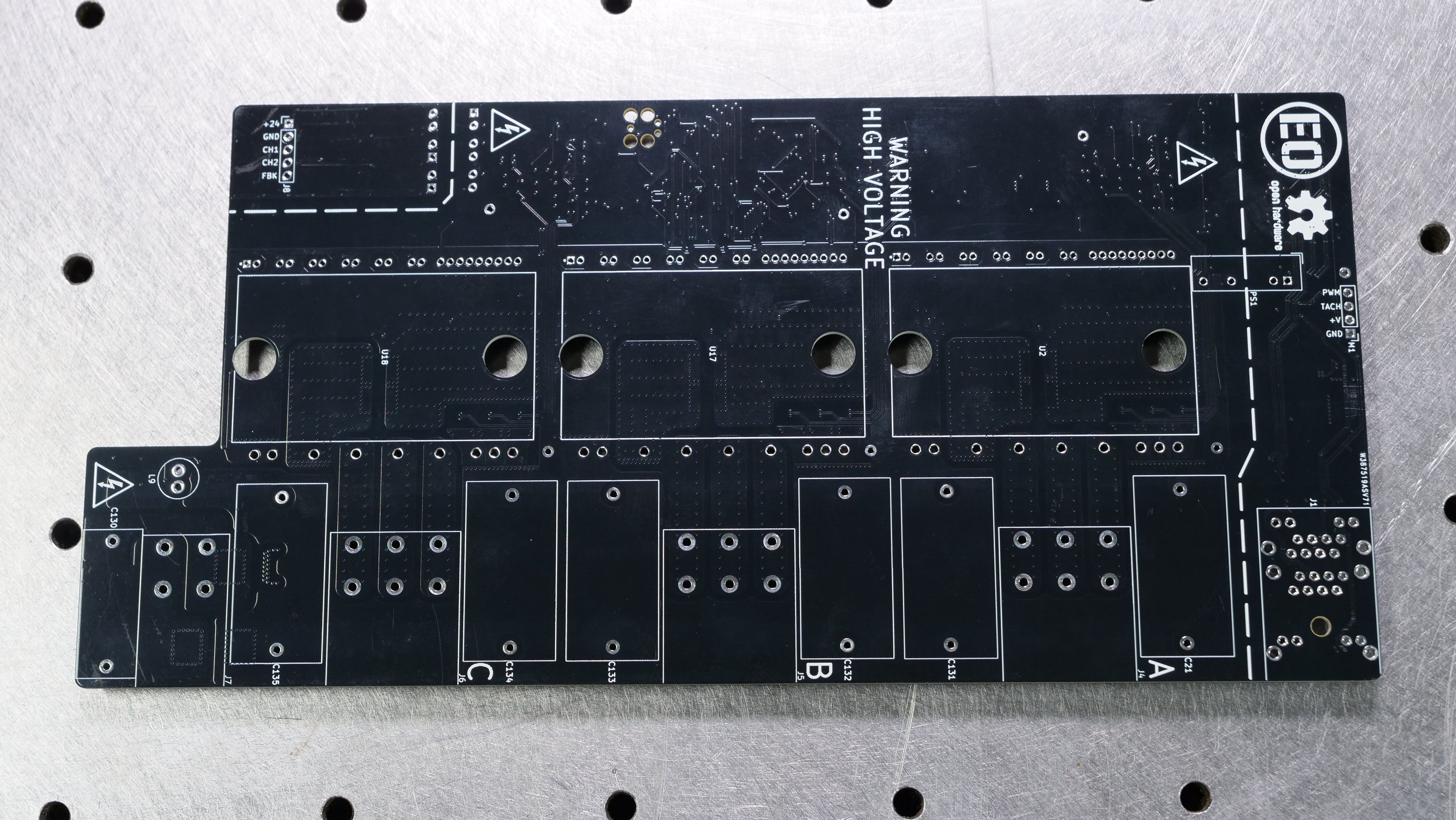 High Voltage Servo Drive 3ch PCB rev0.1 - LEFTOVER